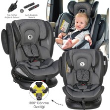 Lorelli Aviator 0-36KG Isofix Oto Koltuğu- Black & Dark Grey