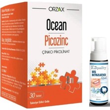Orzax Ocean Picozinc Takviye Edici Gıda 30 Tablet - Diş Beyazlatıcı Köpük