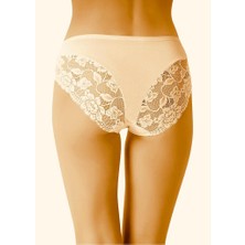 Miss Blue Moon Yüksek Bel Arka Baklava Kesim Dantelli Bato 5'li Külot 5660-3