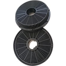 Populer Simfer 8633 Sm Davlumbaz & Aspiratör Karbon Filtresi 14,5cm 3 Tırnak Uyumlu