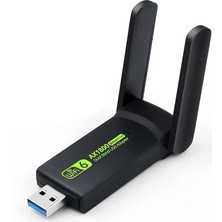 Schulzz 1800 Mbps Wifi6 Usb3.0 Dualband Wifi Adaptörü Freedriver 2.4g/5ghz