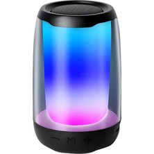 Sonia Pluse4 Mini Taşınabilir Rgb Ledli Bluetooth Hoparlör Siyah