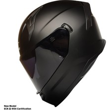 MotoANL Motosiklet Kask Ece 22.r06 Sertifikalı Güneş Vizörlü Fiber Kask Full Face Motor Kaskı Yeni Sezon