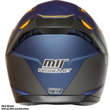 MotoANL Motosiklet Kask Ece 22.r06 Sertifikalı Güneş Vizörlü Fiber Kask Full Face Motor Kaskı Yeni Sezon