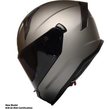 MotoANL Motosiklet Kask Ece 22.r06 Sertifikalı Güneş Vizörlü Fiber Kask Full Face Motor Kaskı Yeni Sezon