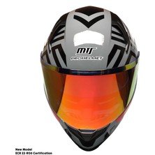 MotoANL Motosiklet Kask Ece 22.r06 Sertifikalı Güneş Vizörlü Fiber Kask Full Face Motor Kaskı Yeni Sezon