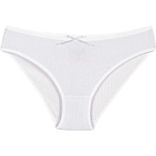 Yıldız Çamaşır Yıldız 6'lı Bayan Likralı Çizgili Kaşkorse Bikini Külot Q3550