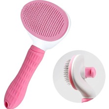 Petlove Shop Tüy Toplayıcı Tarak Tuşlu Otomatik Temizlenen Evcil Hayvan Fırçası