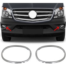 ZNZ Oto Aksesuar Mercedes Sprinter Krom Sis Çerçeve 2 Prç P.çelik 2013-2018 Arası