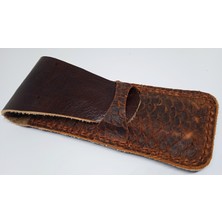 Mahfuz Gerçek Deri Özel Kalemleriniz Için Kalemlik 2 x 3 Kalem Için 27 cm 6cm H0701