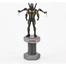 Teenspirit Sıcak Süper Kahraman Karınca Adam Karınca Adam Hank Pym Wasp Pvc 6.5 cm Action Figure Fan Koleksiyonu Şekil Oyuncaklar Boys Için Hediye Bebek (Yurt Dışından)