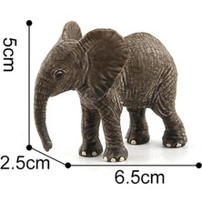 Teenspirit Fil Aksiyon Figürü Oyuncakları Afrika Filleri Hatıra Ev Araba Dekorasyon Süs Oyuncaklar Çocuklar Için Öğrenme Hayvan Modeli (Yurt Dışından)