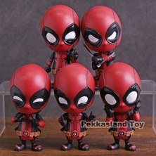 Teenspirit Sıcak Oyuncaklar Cosbaby Deadpool Mini Pvc Action Figure Koleksiyon Model Oyuncak Bobble Kafa Bebek (Yurt Dışından)