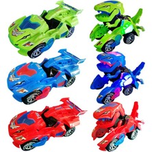 Teenspirit Dönüşen Dinozor LED Araba Dinozor Dönüşümü Araba Oyuncak Otomatik Dino Dinozor Trafo Oyuncak Araba Çocuklar Için (Yurt Dışından)