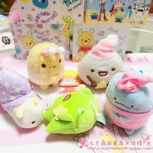 Teenspirit Sevimli Karikatür Sumikko Gurashi Cosplay San-X Anahtarlık Biyo-Peluş Anahtarlık Kolye Oyuncak Yumuşak Hayvan (Yurt Dışından)