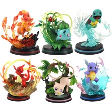 Teenspirit 11-14 cm Pokemon Şekil Charmeleon Wartortle Mewtwo Charmander Bulbasaur Squirtle Pvc Action Figure Koleksiyon Model Oyuncak Bebek (Yurt Dışından)