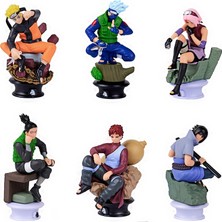 Teenspirit 6 Adet Satranç Naruto Oyuncak Seti Uzumaki Naruto Uchiha Sasuke Aksiyon Figürü Anime Modeli Pvc Heykeli Koleksiyon Oyuncak Hediye (Yurt Dışından)