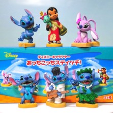 Teenspirit 1 Adet Seçebilirsiniz Kör Kutu Disney Anime Karikatür Lilo ve Stitch Melek Kawaii Mini Pvc Şekil Q Verison Bebek Oyuncakları (Yurt Dışından)