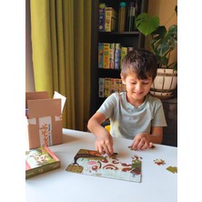 DoerKids Sevimli Inek Mini Puzzle | 40 Parça 4+ Yaş