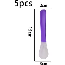 Qisem Bebekler ve Küçük Çocuklar Için 5 Adet Iki Renkli Silikon Yumuşak (Yurt Dışından)