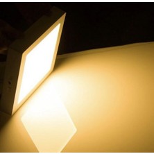 Maxled 24W Sıva Üstü Siyah Kasa Kare LED Panel Armatür 4000K Ilık Beyaz