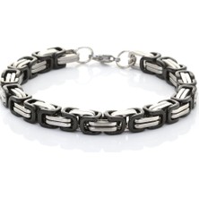 Punk Personality Titanium Steel Men's Thick Bracelet (Yurt Dışından)