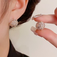 Küçük Moda Yuvarlak Saplama Küpeler, Günlük Banliyö Küpeleri (Yurt Dışından)
