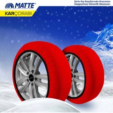 Matte 195/55 R16 Lastik Için Kar Çorabı