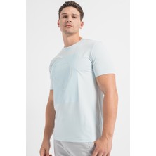 Boss Erkek Kısa Kol Yuvarlak Yaka Bej T-Shirt 50494337-471