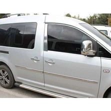 Alminox Oto Volkswagen Caddy Yan Kapı Çıtası 4 Parça 2003-2014