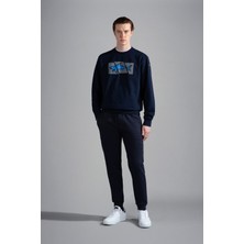 Paul & Shark  Erkek Dokuma Kumaş  Normal Bel  Düz Model Lacivert Eşofman Altı 13311913A-013