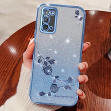 Cool-M Samsung Galaxy S20 Rhinestone Glitter Telefon Kapağı Kayışla (Yurt Dışından)