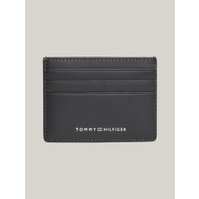 Tommy Hilfiger Erkek Marka Logolu Çoklu Kart Bölmeli Suni Deri Siyah Cüzdan AM0AM11845-BDS