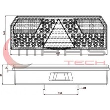 Mars MARS-720126 Universal LED Sol Stop Lamba