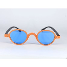 Zebechka 01 Mavi Yuvarlak Kadın Güneş Gözlüğü