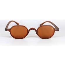 Zebechka 01 Kahverengi Geometrik Kadın Güneş Gözlüğü