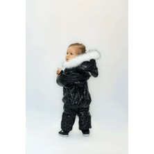 Ares Kids Fashion Kar Tulumu Siyah Suya Dayanıklıdır