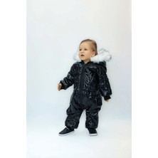 Ares Kids Fashion Kar Tulumu Siyah Suya Dayanıklıdır
