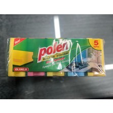 Yeni Polen 5li Bulaşık Süngeri Oluklu X3 PAKET