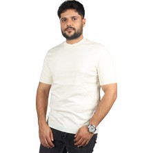 Emporio Armani Erkek Slim Fit Kısa Kollu Bisiklet Yaka Bej T-Shirt 6R1Teb 1Jfız-0108