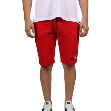 Paul & Shark  Erkek Pamuklu Regular Fit Düz Kırmızı Şort 21411852-577