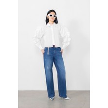 Gizia Kiwe Kadın Lacivert Jeans M1H032-LACİVERT