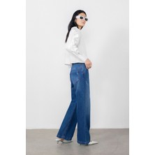 Gizia Kiwe Kadın Lacivert Jeans M1H032-LACİVERT