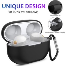 Dacare Sony WF-1000XM5 Silikon Kılıf Kulaklık Kapağı Kollu Toka (Yurt Dışından)