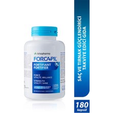 Arkopharma Forcapil® Fortifier – Saç ve Tırnak Güçlendirici Takviye Edici Gıda - 180 Kapsül