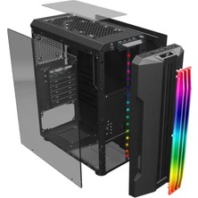 SNT Hunter LS C2 Mid Tower Atx Gaming 2 x Argb Fanlar ve Kontrolcü Dahil Masaüstü Bilgisayar Kasası (POWER YOK)