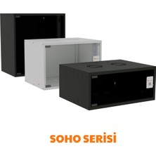 Kastap Soho Serisi 6u Duvar Tipi Kabinet 540W x 300D (Siyah Renk)