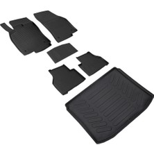 Ferrous Volkswagen Caddy 4d Paspas Siyah ve 3D Bagaj Havuzu 2021 ve Üstü