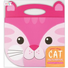 Ooly Pembe Ooly Carry Along Eskiz Defteri - Kedi
