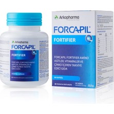 Arkopharma Forcapil® Fortifier – Saç ve Tırnak Güçlendirici Takviye Edici Gıda  - 60 Kapsül